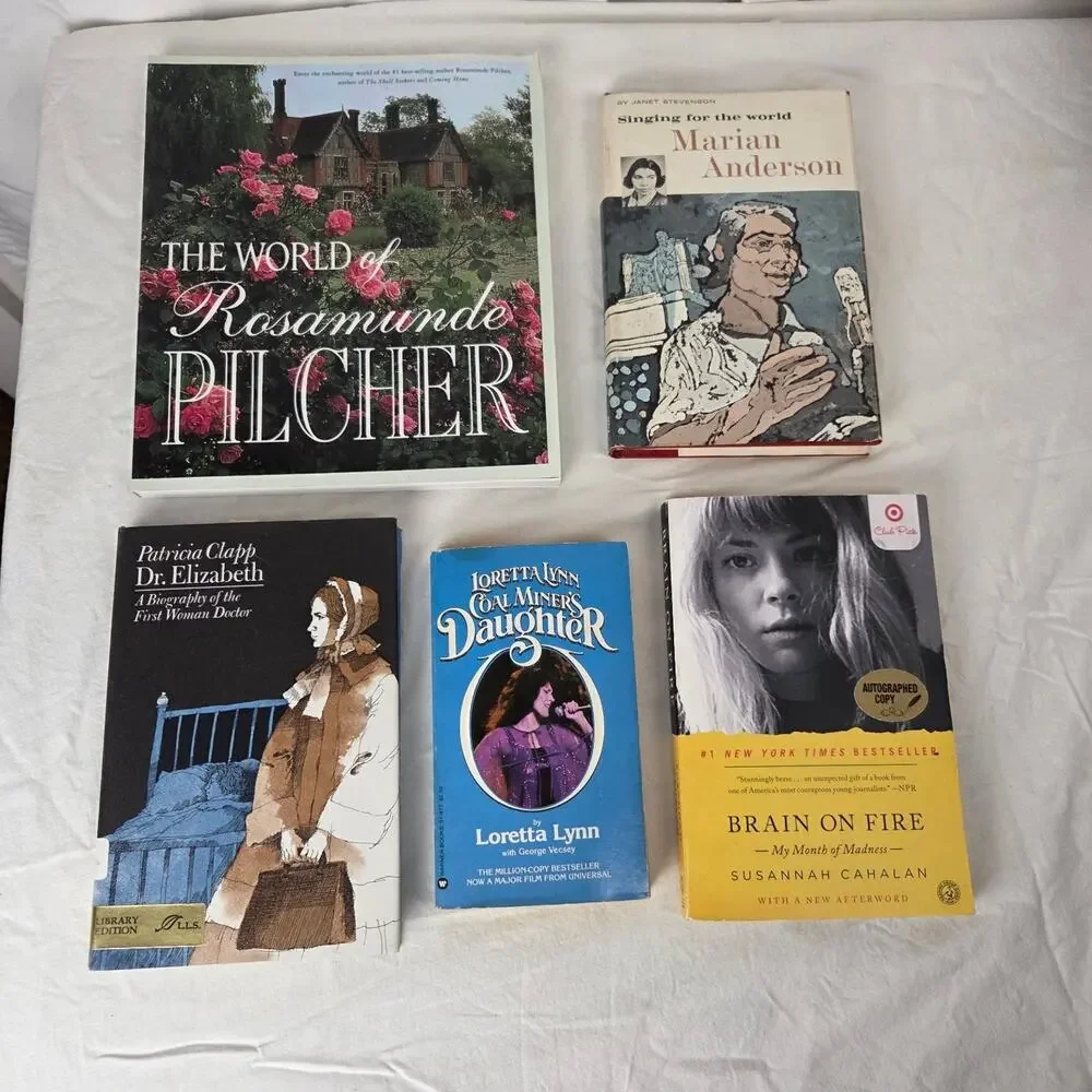 Lot of 11 Assorted Books Nonfiction Biography Memoir History Famous Women Music
